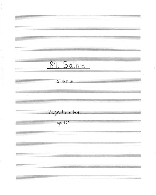 84. Salme Op. 163